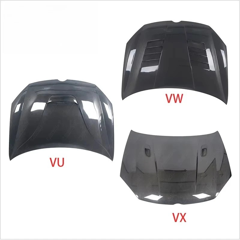 Carbon Fiber Front Hood for VW Golf6 VI GTI 2009-2012  (CF Clear Coated Top / FRP Matte Primed Bottom)